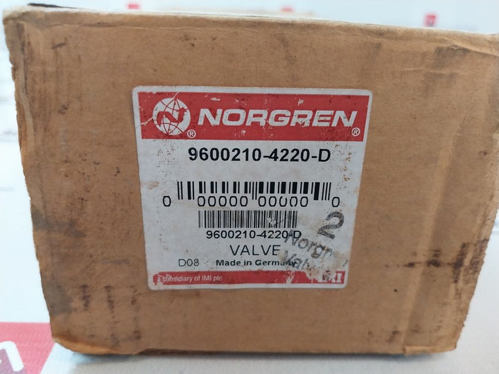 Norgren 9600210-4220-d Solenoid Valve Kema 98 Atex 4452X