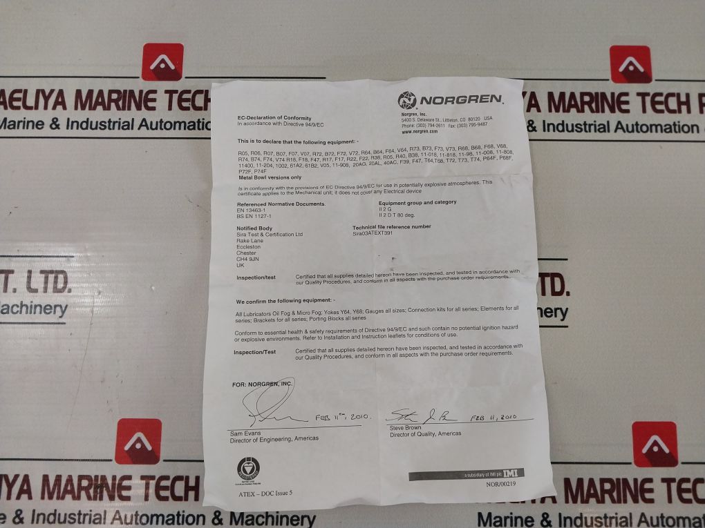 Norgren B73G-4Ak-ad3-rmn Filter-regulators 250 Psig