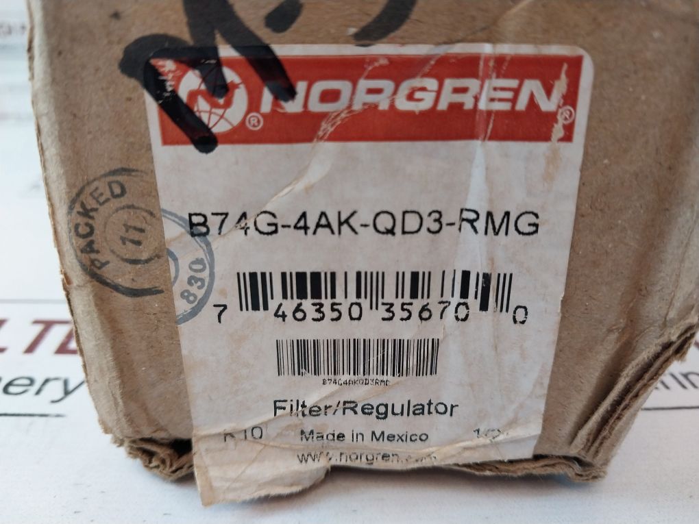 Norgren /Nov B74G-4Ak-qd3-rmg Filter Regulator