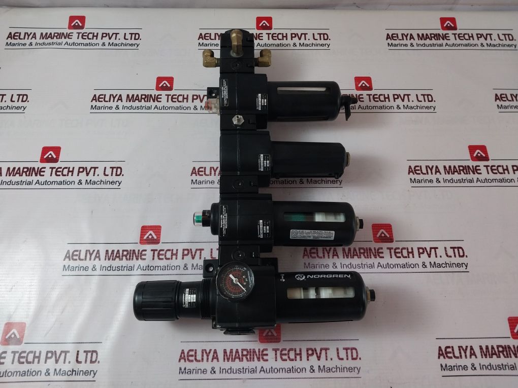 Norgren B74G4Gkap1Rmg Pneumatic Filter Regulator 150 Psig/10 Bar/1.04 Mpa