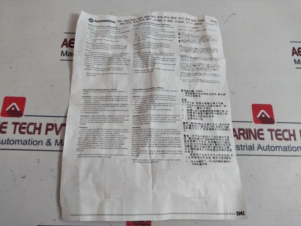 Norgren R07-200-rnea Regulator
