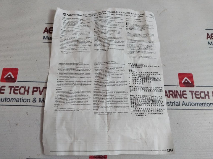 Norgren R07-200-rnea Regulator