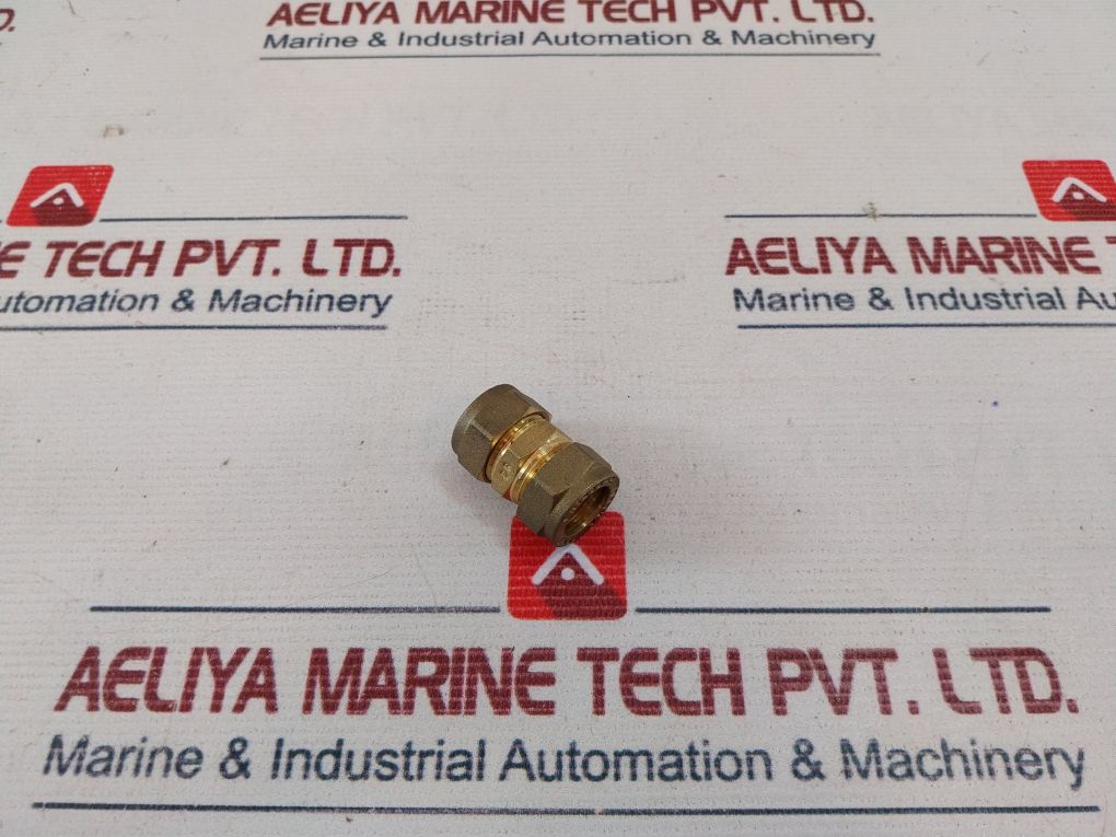 Lot of 9x Norika En1254-2 Brass Flareless Unions-15 Mm