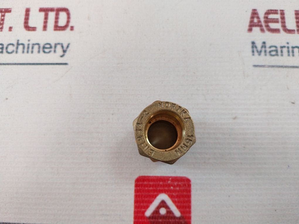 Lot of 9x Norika En1254-2 Brass Flareless Unions-15 Mm