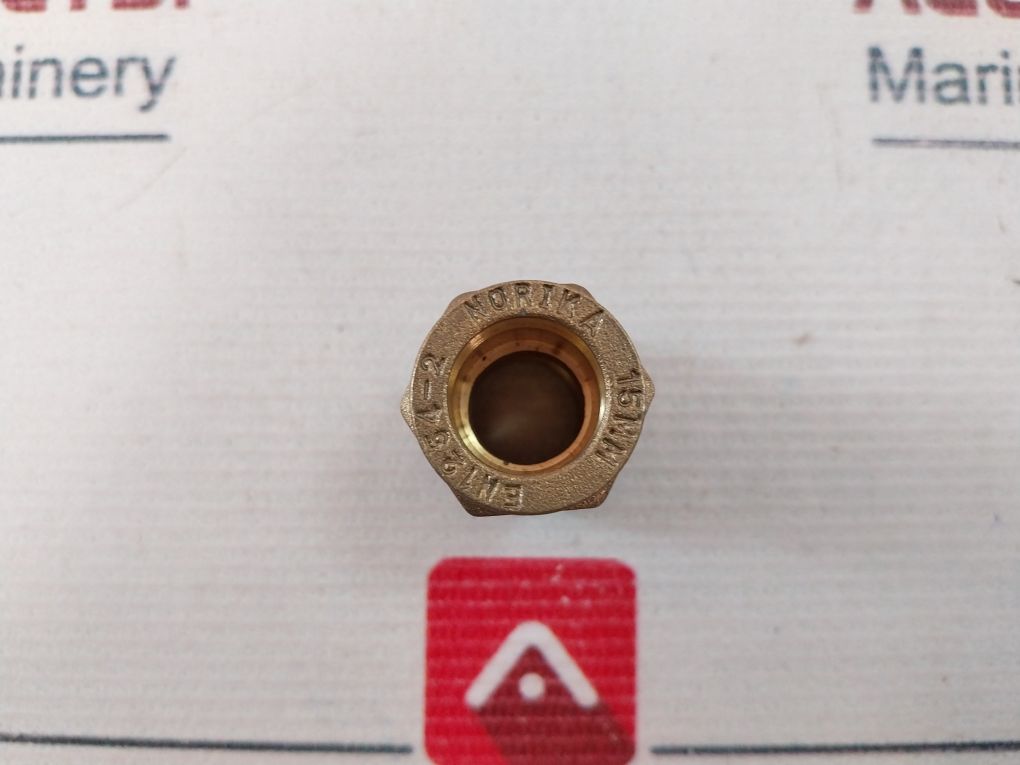 Lot of 9x Norika En1254-2 Brass Flareless Unions-15 Mm