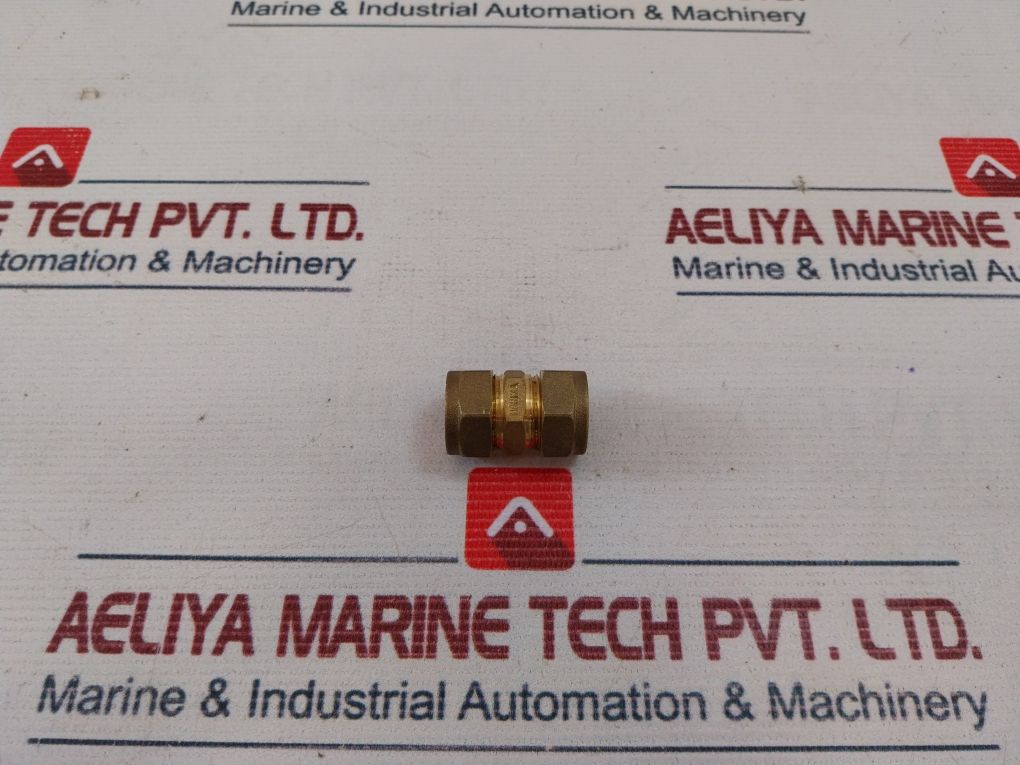 Lot of 9x Norika En1254-2 Brass Flareless Unions-15 Mm