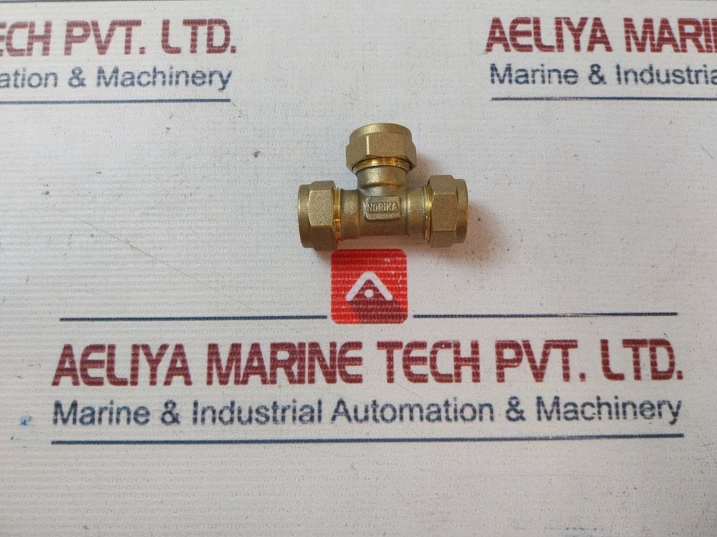 Lot Of 4X Norika En1254-2 Compression Mi Tee 15Mm