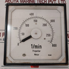 Noris-tachometerwerk 0-800 1/Min Prq144 Techo Meter