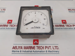 Noris Prq144 0-12 X100 1/Min Panel Meter Gz121-b 391643