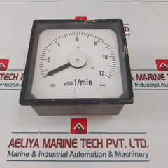 Noris Prq144 0-12 X100 1/Min Panel Meter Gz121-b 391643