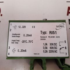 Noris Ri51 Limit Value Switch For Frequency Rev.D