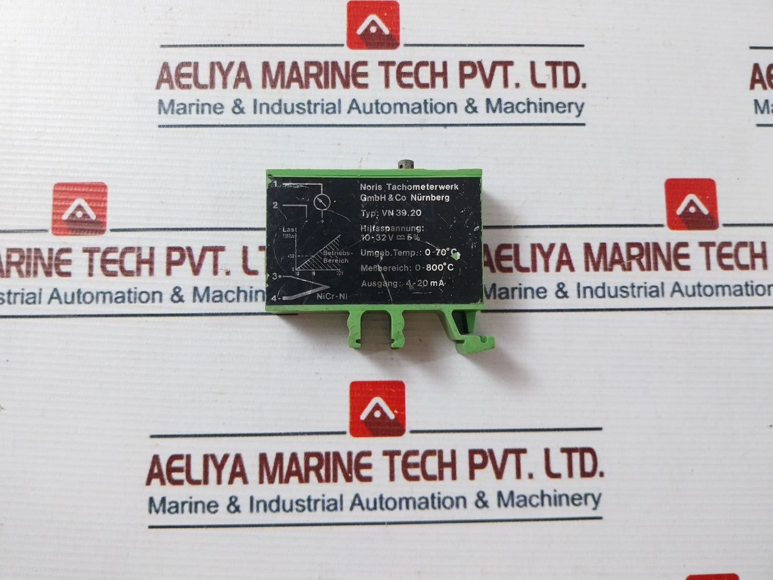 Noris Tachometerwerk Vn 39.20 Transducer Measuring Nicr-ni