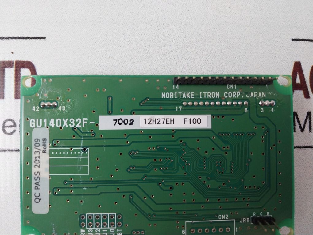 Noritake Itron Gu140X32F-7002 Module Graphics Vf Display 12H27Eh F100