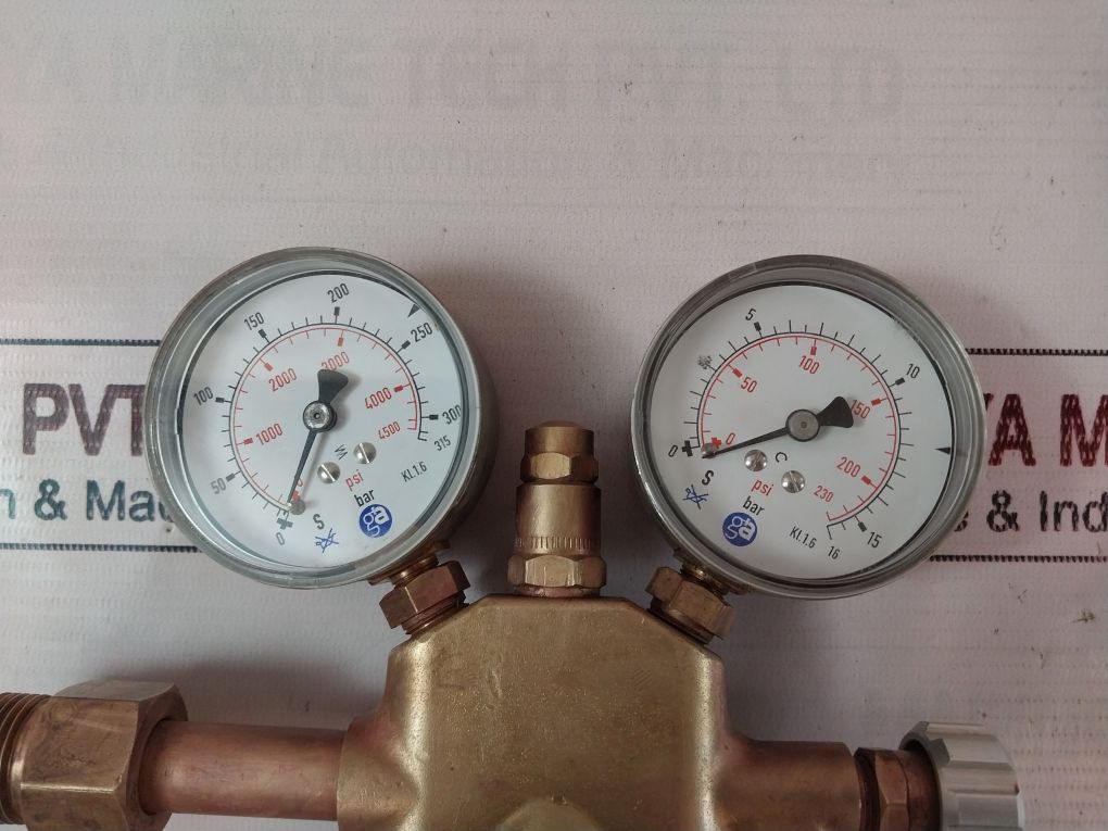 Norsafe Gassarmatur V-121K05U Regulator