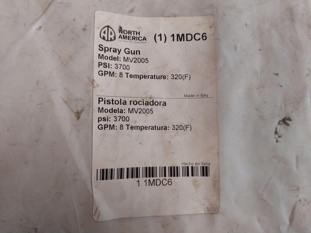 North America 1Mdc6 Spray Gun