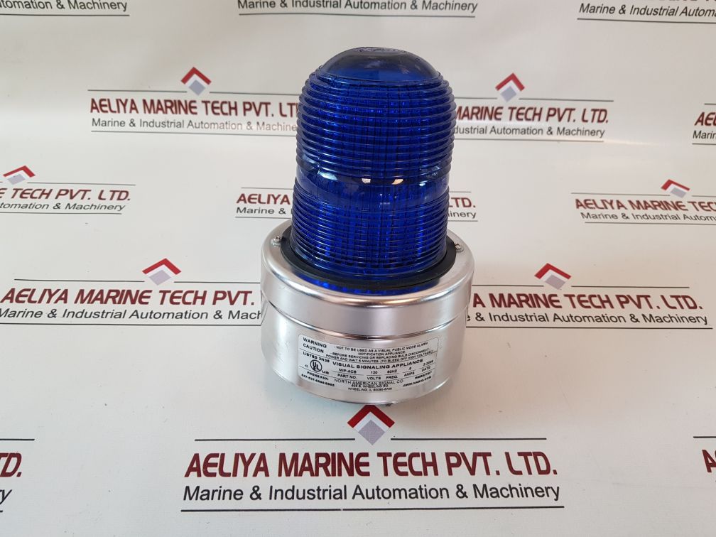 Visual Signals Microlight North American Signal Mip-acb Blue Visual Signaling Appliance Light ...