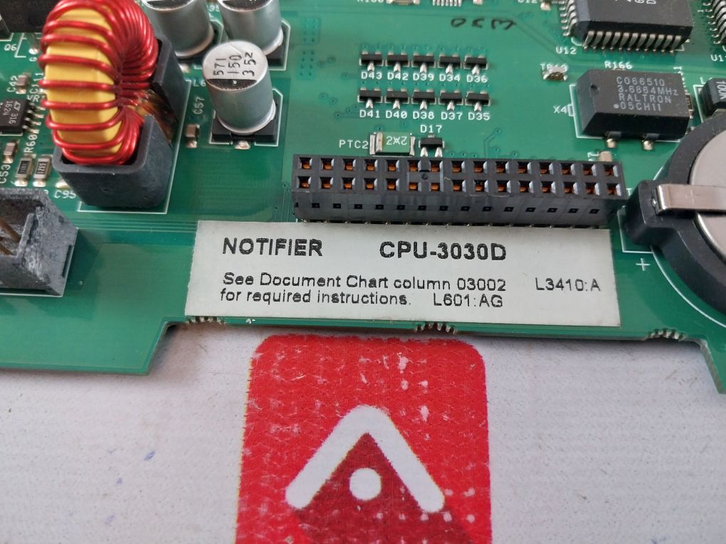 Notifier Cpu-3030D Module-fire Alarm Control Unit Board