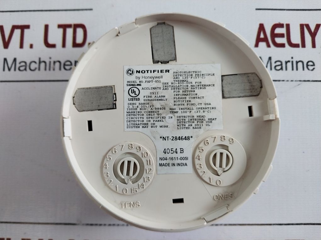 Notifier Fapt-851 Smoke Detector