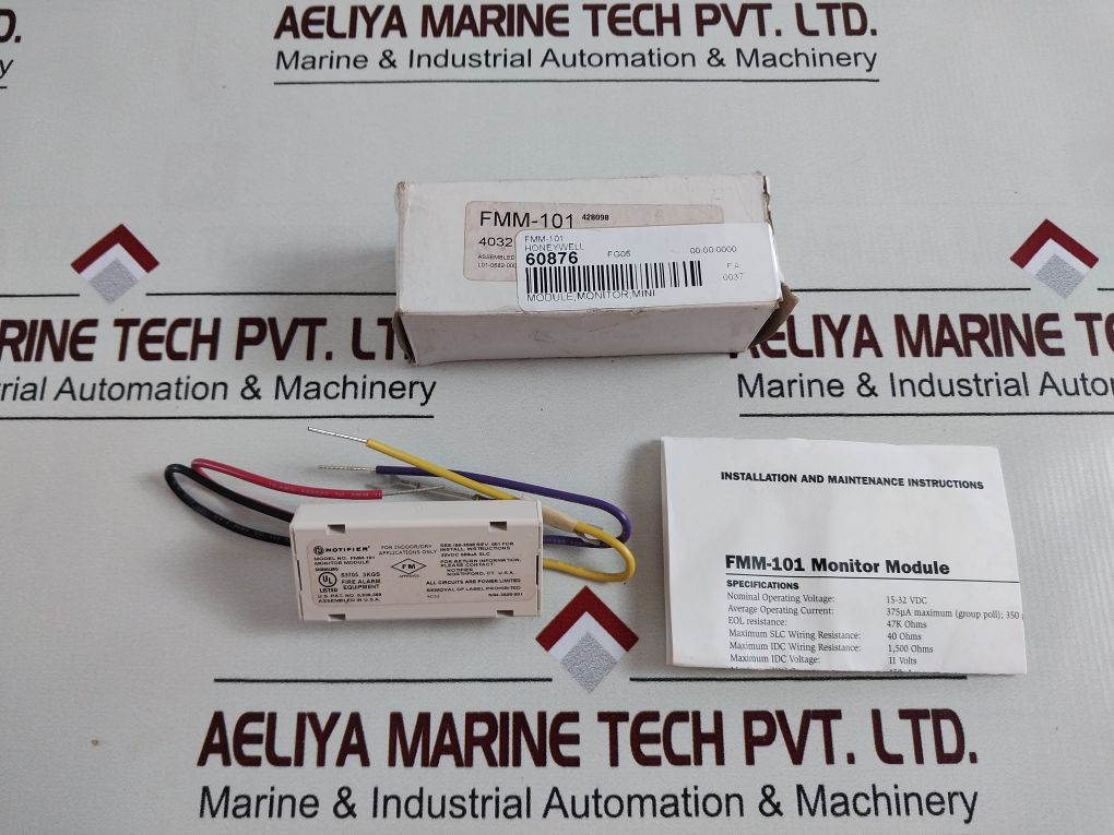 Notifier Fmm-101 Mini Monitor Module Free Shipping – Aeliya Marine Tech
