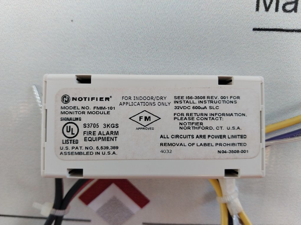 Notifier Fmm-101 Mini Monitor Module Free Shipping