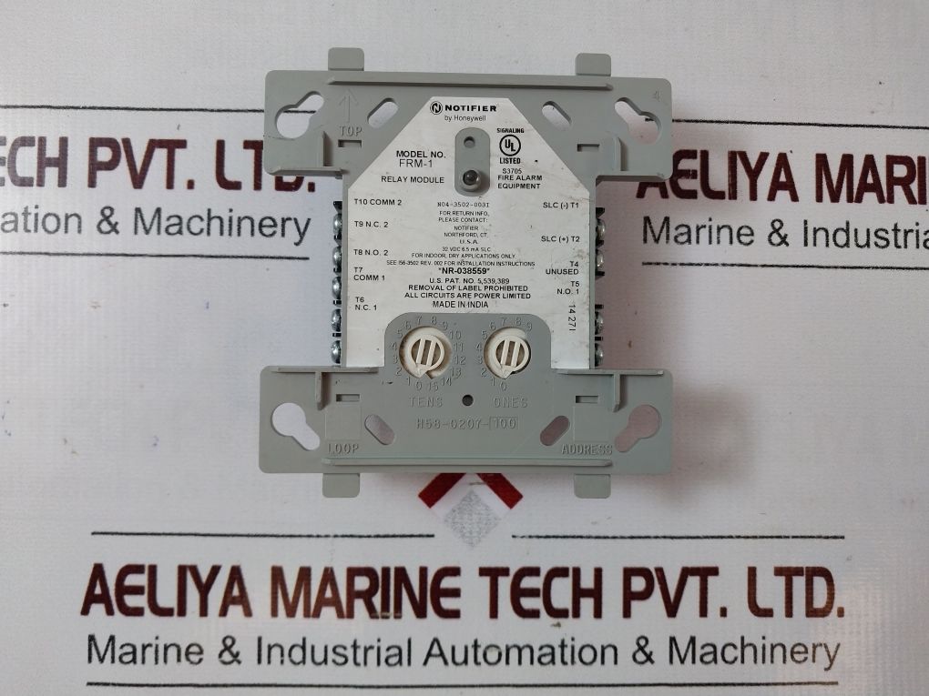 Notifier Frm-1 Fire Alarm Intelligent Addressable Relay Module