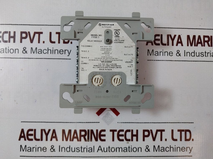 Notifier Frm-1 Fire Alarm Intelligent Addressable Relay Module