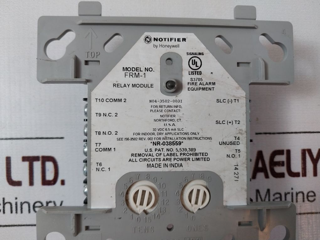 Notifier Frm-1 Fire Alarm Intelligent Addressable Relay Module