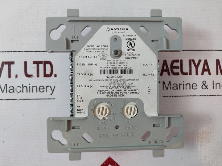 Notifier Fzm-1 Interface Module