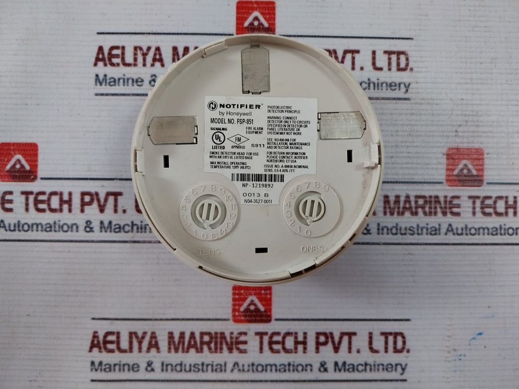 Notifier Honeywell Fsp-851 Smoke Detector Head Np-1219892