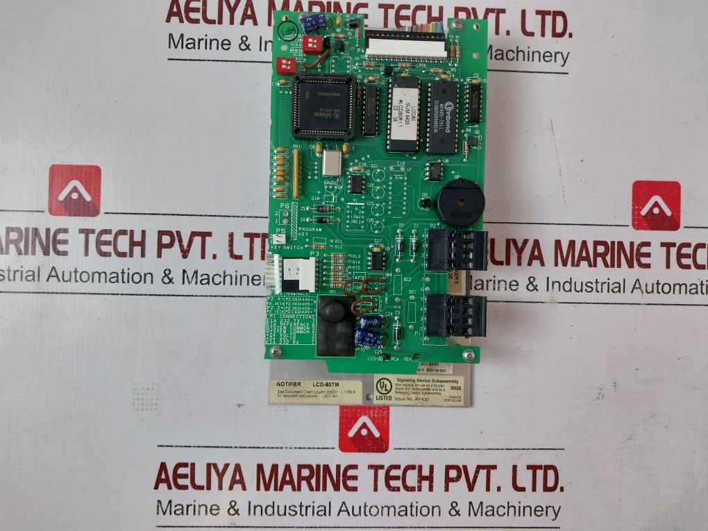 Notifier Lcd-80Tm Fire Alarm Annunciator(Display not working)