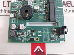 Notifier Lcd2-80 Annunciator Fire Alarm Card