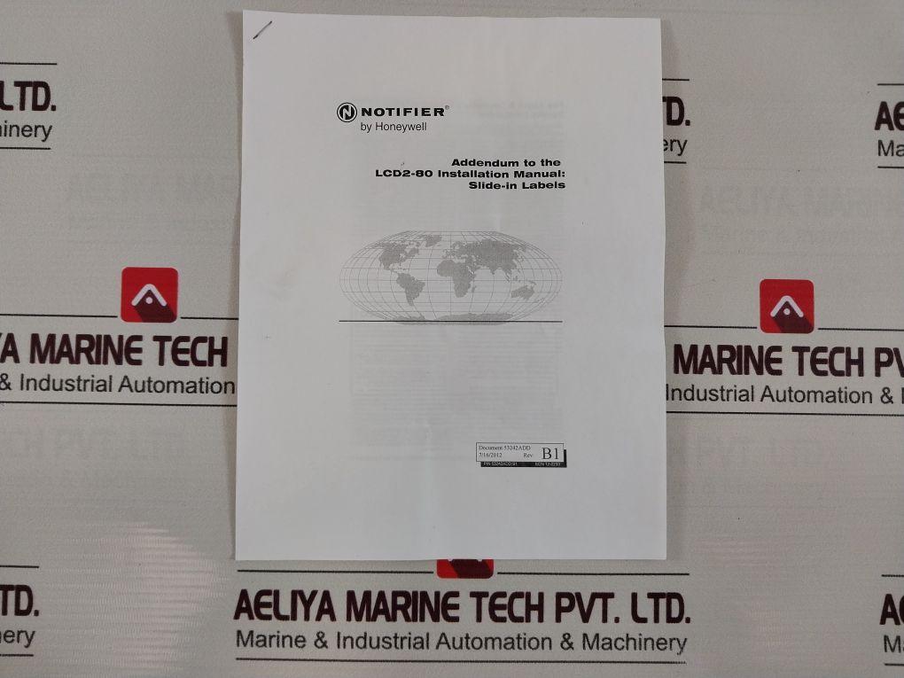 Notifier Lcd2-80 Annunciator Fire Alarm Card