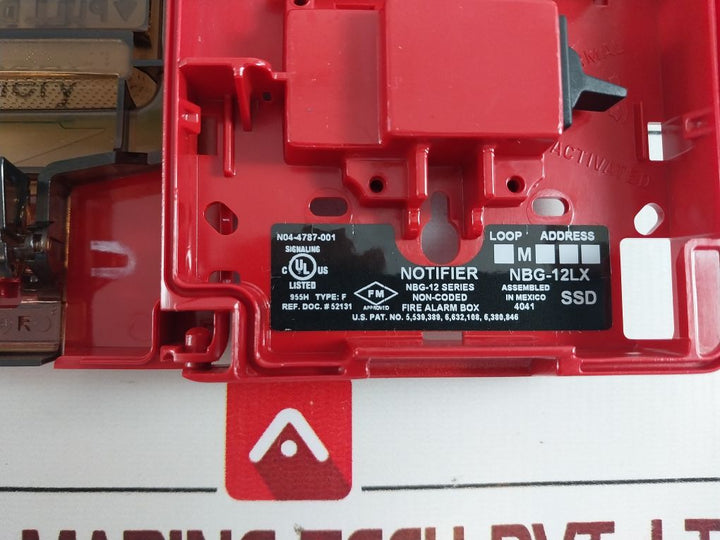 Notifier Nbg-12Lx Pull Station Fire Alarm