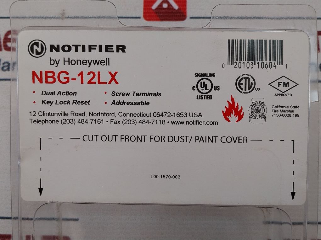 Notifier Nbg-12Lx Fire Alarm Pull Station