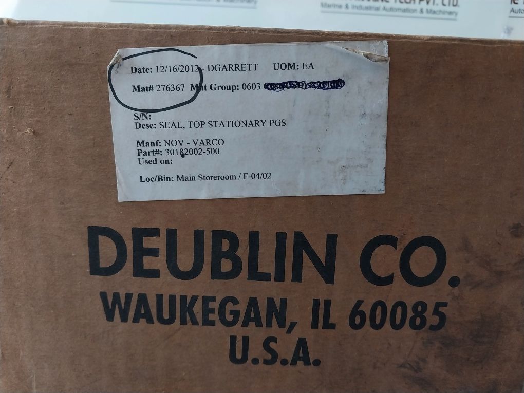 Nov-varco 30182002-500 Top Stationary Pgs Seal Kit