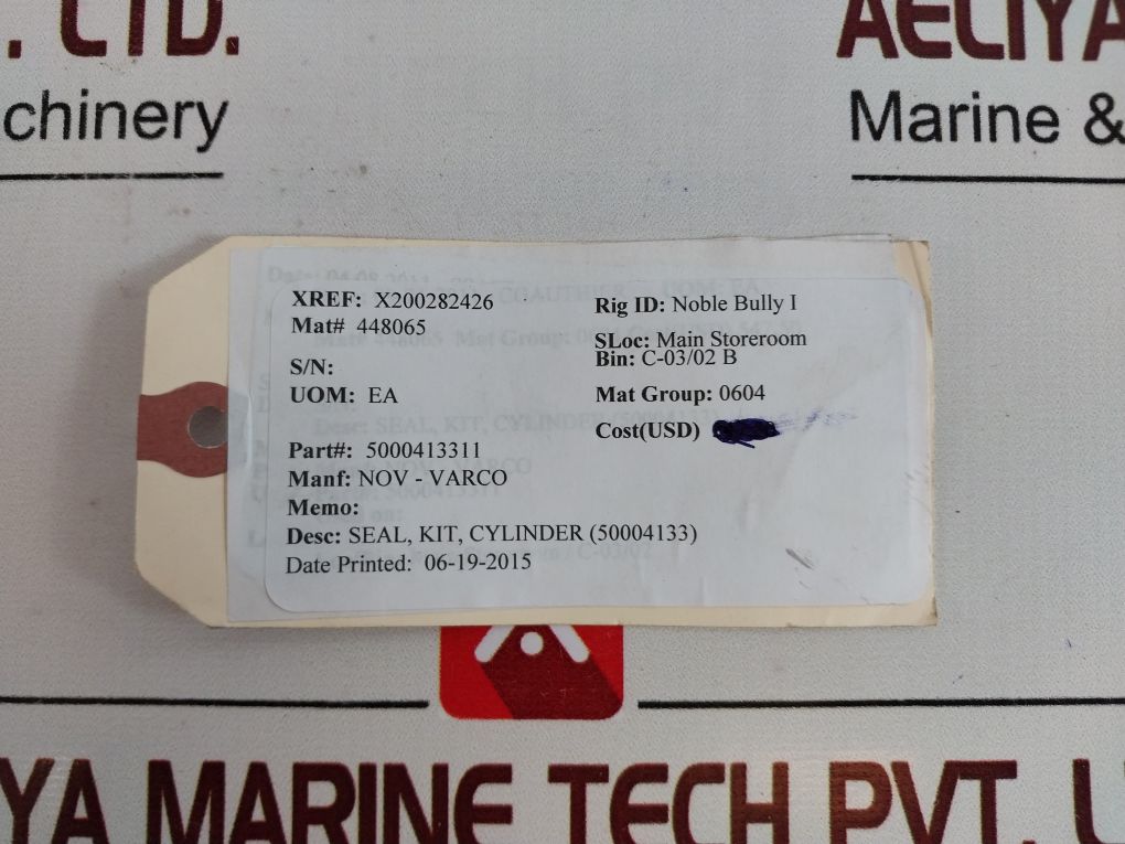 Nov-varco 5000413311 Cylinder Seal Kit