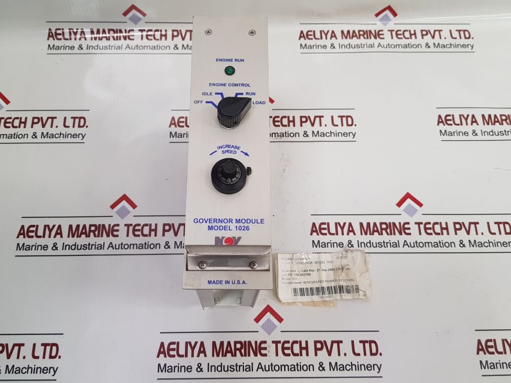 Nov 021-001026 Governor Module 016-009604