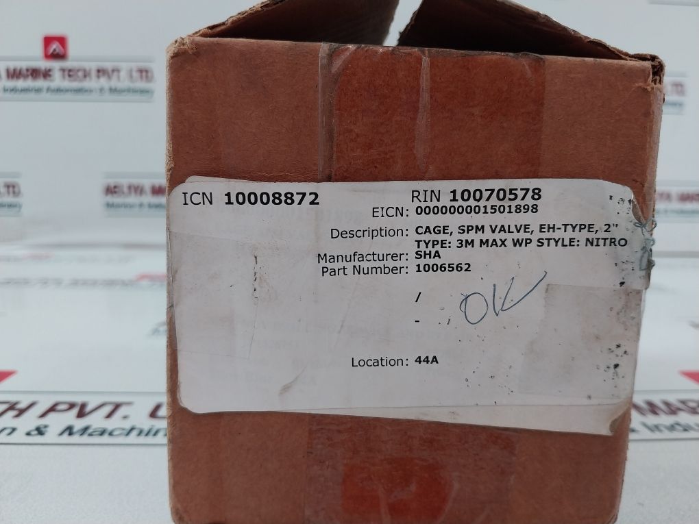 Nov 1006562 Cage Spm Valve