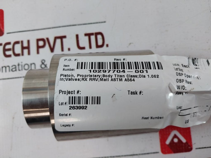 Nov 10297704-001 Piston Valve