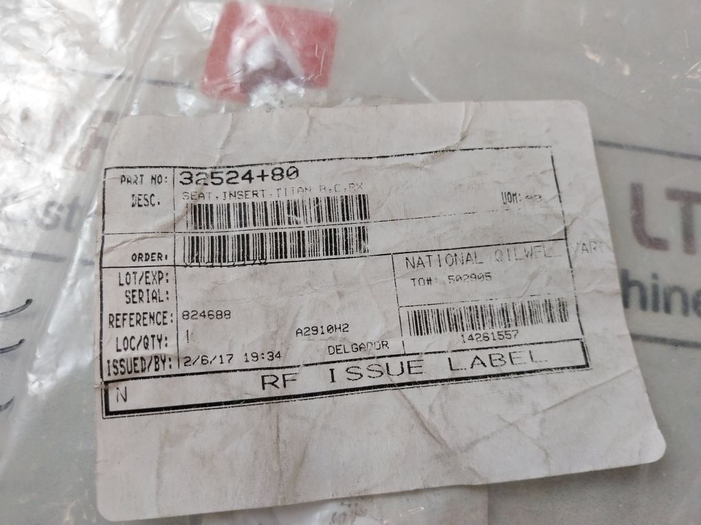 Nov 32524 Valve Seat Insert