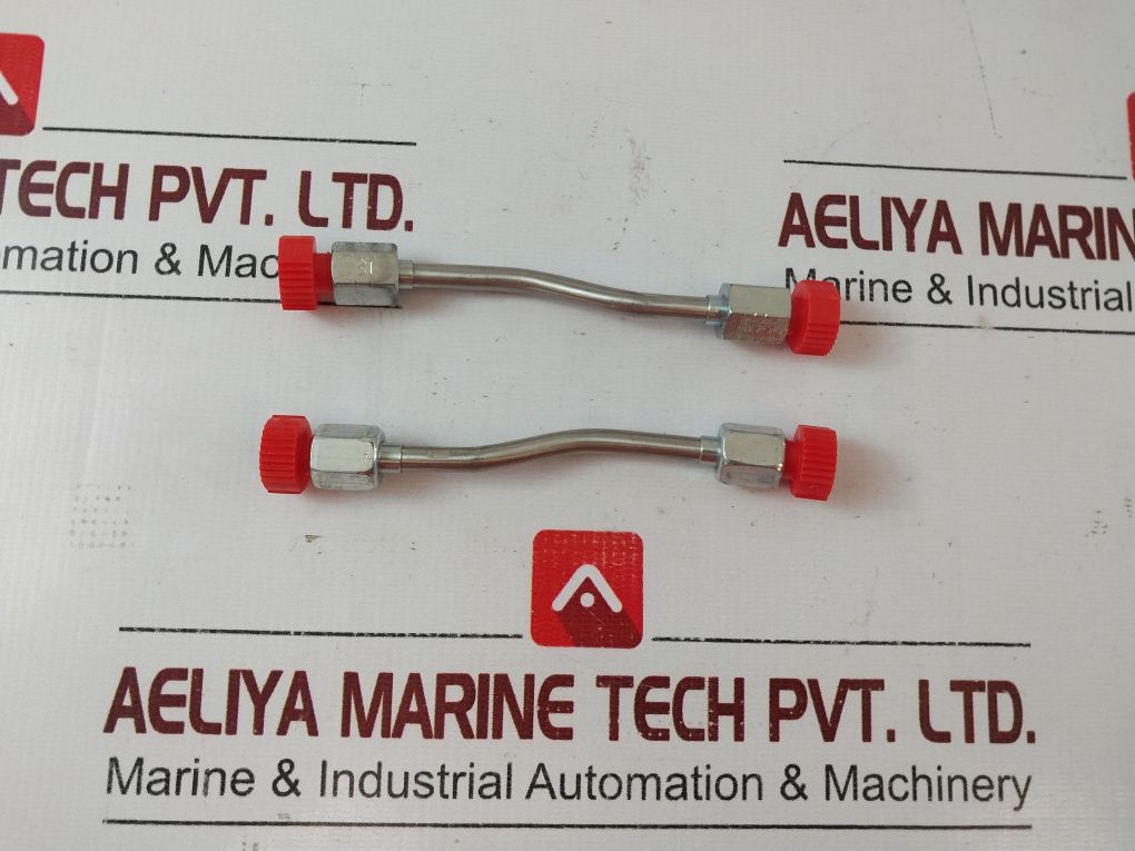 Lot Of 2X Nov/Hyuat 50004068100 Hydraulic Steel Tube 1/4 In