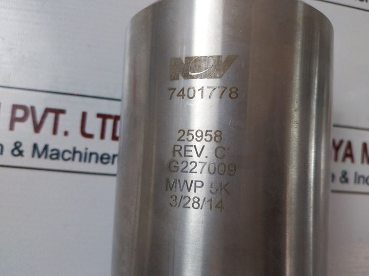 Nov 7401778 1-1/2” Spm Valve 25958 Rev.C