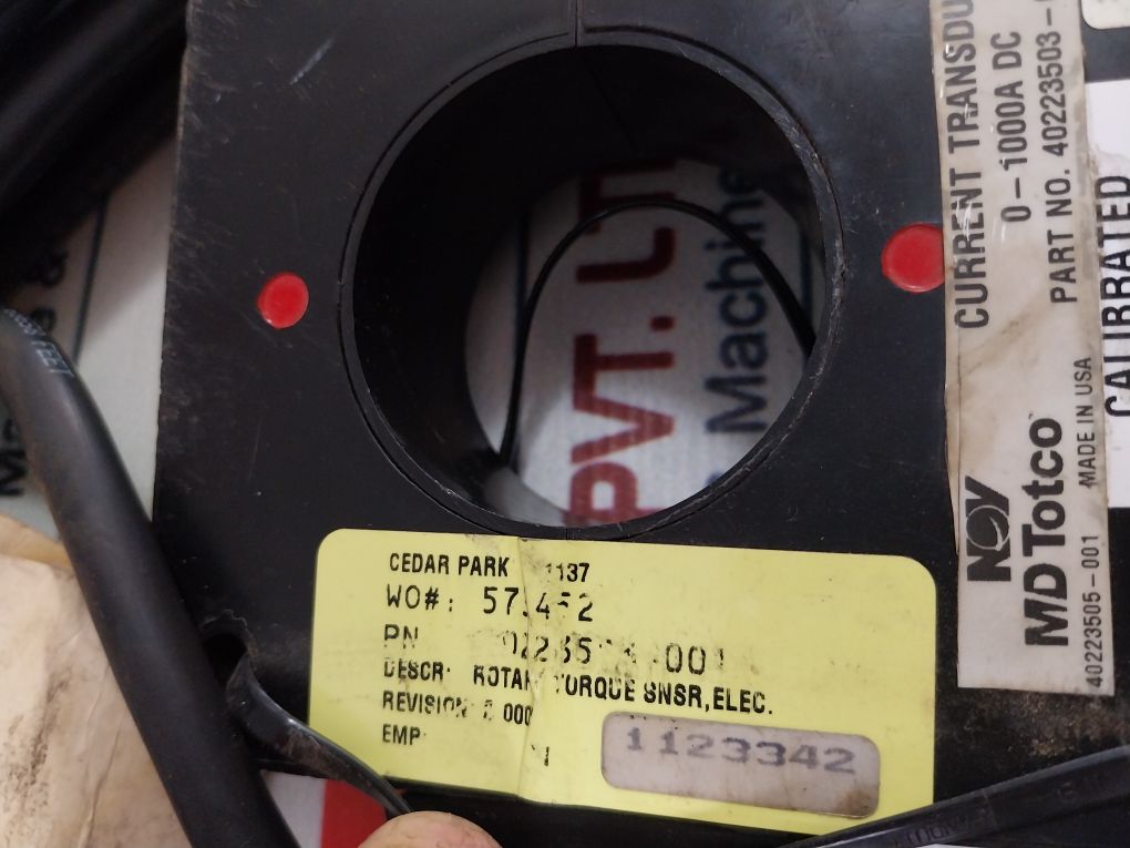 Nov Md Totco 40223503-001 Current Transducer