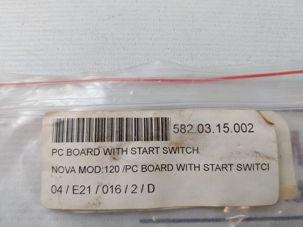 Nova 005625 Printed Circuit Board With Start Switch