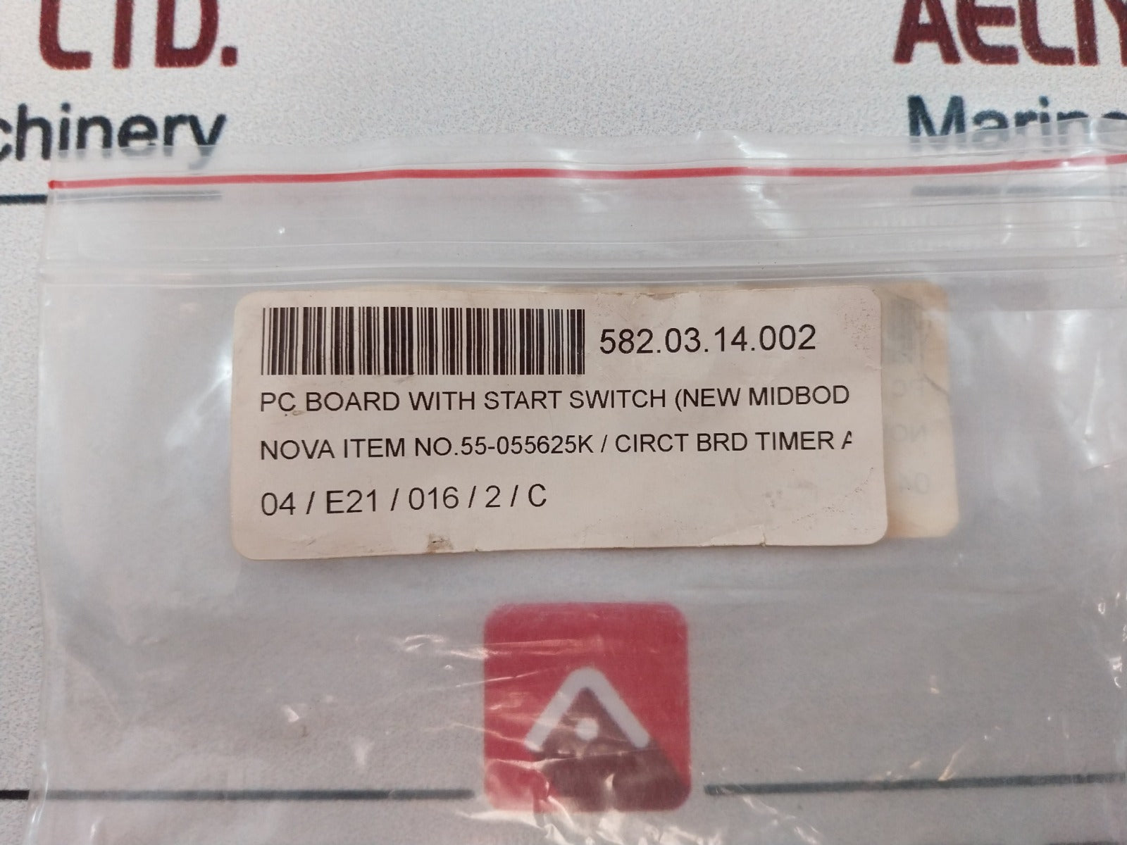Nova 55-055625K Timer Start Switch Pc Board
