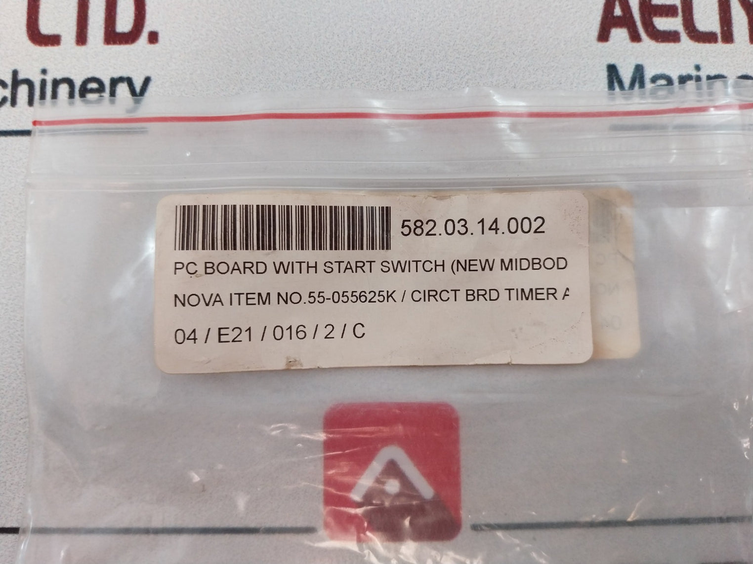 Nova 55-055625K Timer Start Switch Pc Board