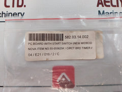 Nova 55-055625K Timer Start Switch Pc Board