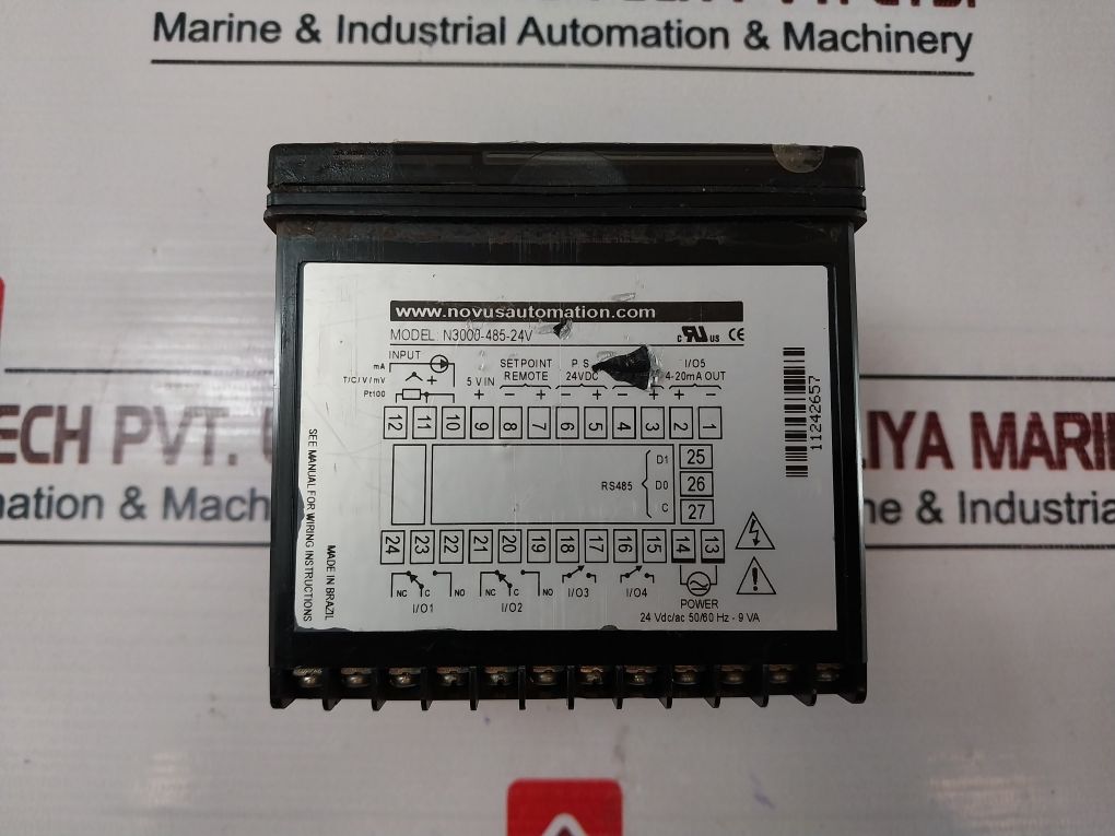 Novus N3000 Universal Process Controller 24V Dc/Ac