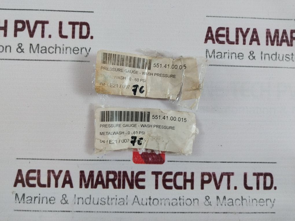 Nsf 0-60 Psi Pressure Gauge Wash Pressure