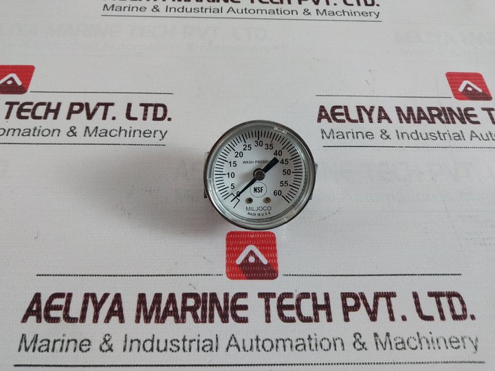 Nsf 0-60 Psi Pressure Gauge Wash Pressure